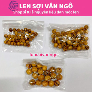 Hạt gỗ màu nâu có vân