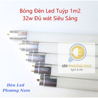 [COMBO 3 ] Bóng tuýp led 1m2 - 32w siêu sáng ( đầu nhôm tản nhiệt tốt ) [Cao Cấp]