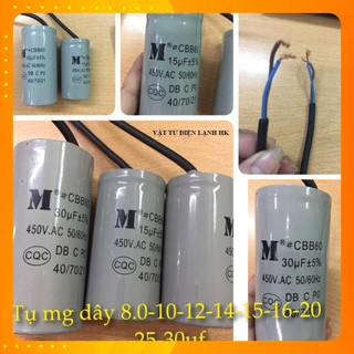 Combo 2 Tụ Dây Máy Giặt 10UF; 12UF; 14UF; 15UF; 16UF