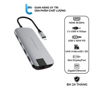 Cổng Chuyển/Hub USBC Slim 8in1 Hyperdrive