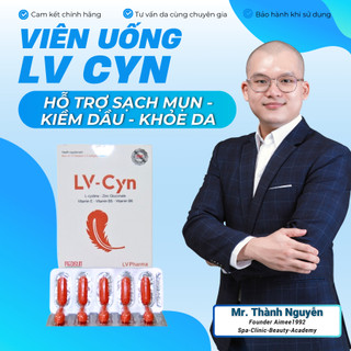 Viên uống lv cyn hỗ trợ đẹp da - đẹp móng - đẹp tóc hộp 60 viên
