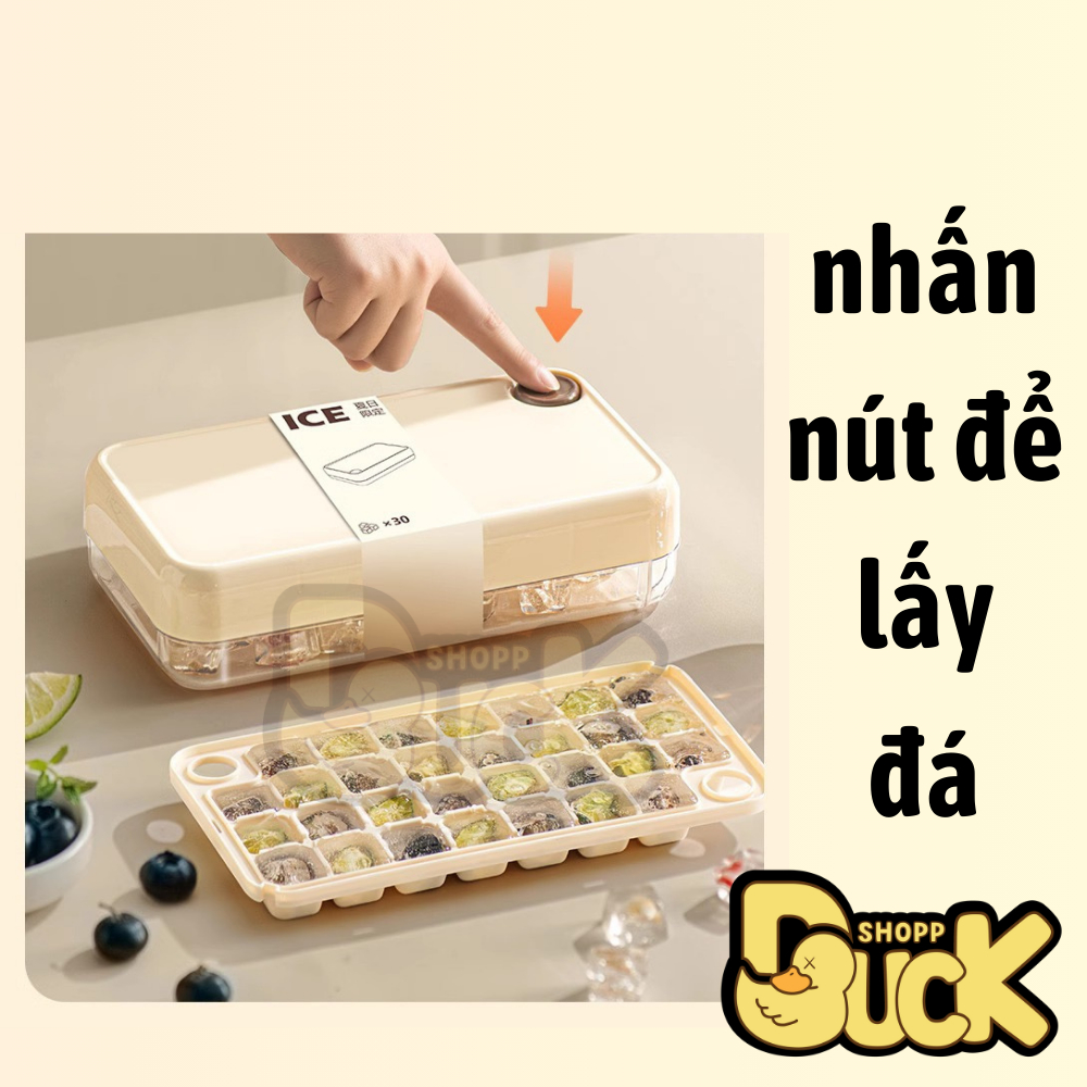 Khay Đá Silicon Có Nắp Đậy 14 Viên, Khay Đựng Đá Tủ Lạnh, Làm Đá Thạch Kem Bảo Quản Chống Mùi Tuyệt Đối Dear Bear | BigBuy360 - bigbuy360.vn