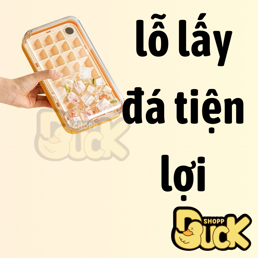 Khay Đá Silicon Có Nắp Đậy 14 Viên, Khay Đựng Đá Tủ Lạnh, Làm Đá Thạch Kem Bảo Quản Chống Mùi Tuyệt Đối Dear Bear | BigBuy360 - bigbuy360.vn