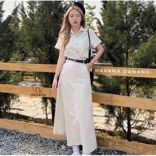 Váy dáng dài, đầm dài phong cách CHANGSTORE - V583