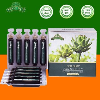 Cao Atiso Nước không đường Ngọc Duy 1 hộp 10 ống Sale 25%