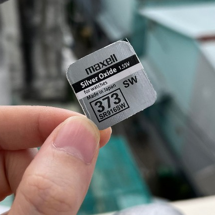 Hộp 1 viên pin 373 SR916SW 916 SR916 Maxell Nhật 1,55V
