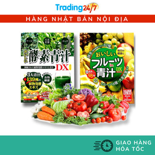 [Hỏa tốc HCM] Date 2025 Bột nước ép các loại rau củ , trái cây tổng hợp dành cho người ít ăn rau củ quả nội địa Nhật Bản