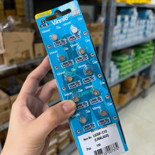 Vỉ 10 viên pin Vinnic L626F LR66 AG4 SR626SW 626 377