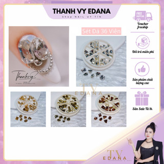Đá khối trang trí móng sét 36 viên [THANH VY EDANA]