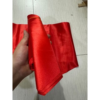 Khăn quàng đỏ học sinh vải phi bóng (phi 1m2)