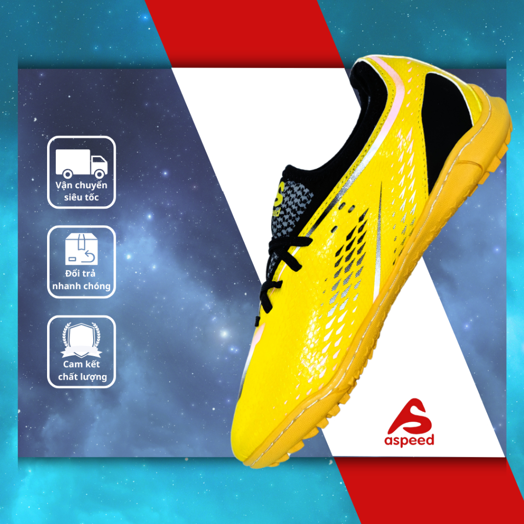 Giày Đá Bóng Trẻ Em Aspeed Gavie X 1.0 Messi, Giày Đinh Đá Sân Cỏ Nhân Tạo Độ Bền Cao, Chống Mài Mòn