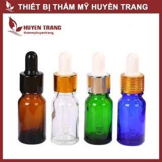 Chai Lọ Chiết Tinh Dầu 5ml/10ml Nút Bóp Nhỏ Giọt - Chai Chiết Tinh Dầu Thủy Tinh