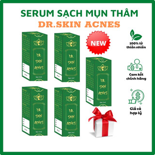 Combo 5 hộp serum sạch mụn Dr.kin acnes 5ml đánh bay mụn sạch thâm trong 7 ngày