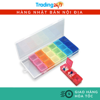 Hộp đựng thuốc chia ngăn 7 ngày Sanada Nội địa Nhật Bản