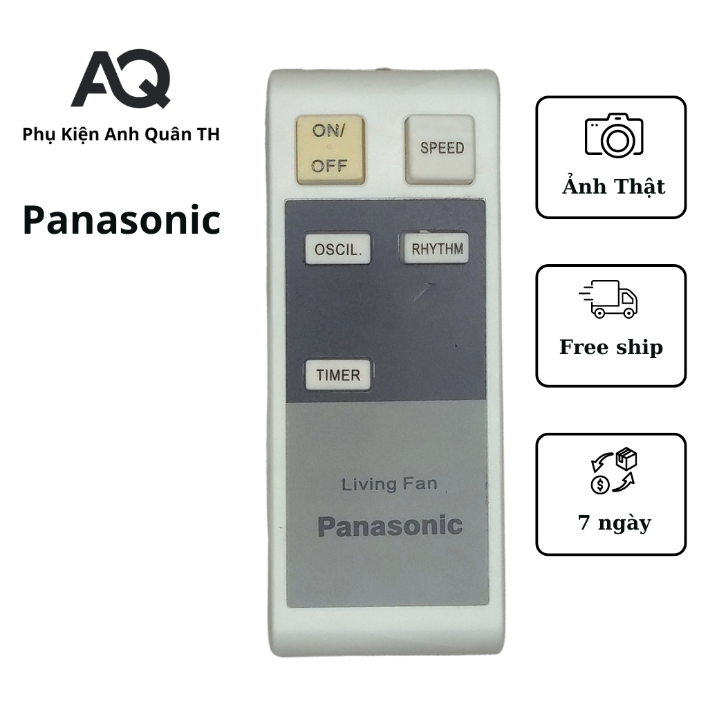 Điều khiển Quạt Panasonic , remote quạt panasonic