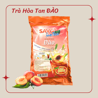 Trà đào hòa tan savo gói lớn 800gr