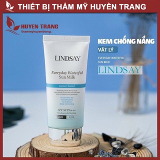 Kem Chống Nắng Vật Lý LINDSAY Cho Da Dầu Mụn, Da Khô, Da Nhạy Cảm, Nâng Tông, SPF 50+ PA+++