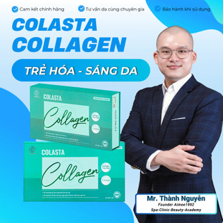 Cốm uống collagen colasta giúp da khỏe đẹp colasta, hộp 30 gói