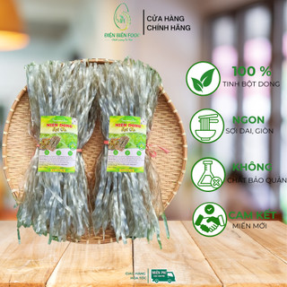 Combo 2kg miến dong sợi to, miến dong sùng bầu điện biên, miến dai giòn thơm ngon tặng chẩm chéo