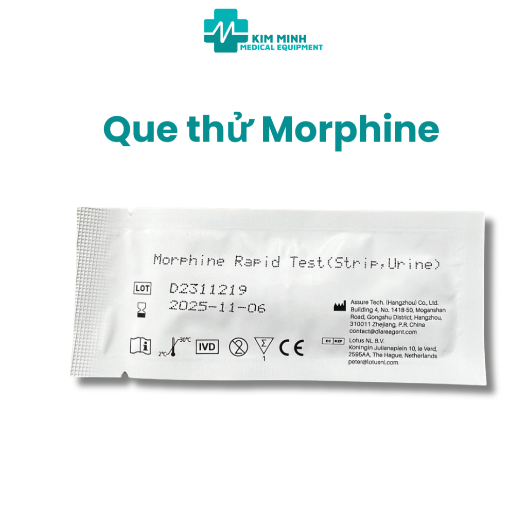 (Hoả tốc HCM)Que thử Morphine Fastep phát hiện morphine/heroin (01 test+01 cốc)