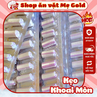 Combo kẹo khoai môn, kẹo sữa khoai môn dẻo tuổi thơ (vỉ 20 viên)