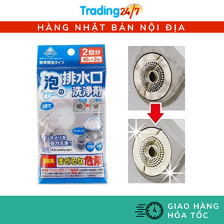 [Hỏa tốc HCM] Bột tẩy đa năng làm sạch, khử mùi đường ống và nắp cống nội địa Nhật Bản