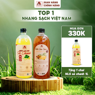 Nước Lau Sàn Nhà Hữu Cơ An An 1l Hương Sả Chanh Bồ Hòn, Quế giúp Khử Mùi Lưu Hương Đuổi Muỗi Côn Trùng 1000ml