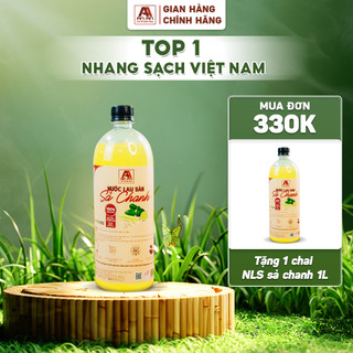 Nước lau nhà An An sả chanh, nước lau sàn đuổi muỗi và côn trùng hiệu quả với dung tích 1000 ml