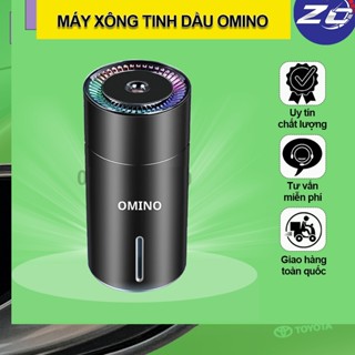 [Tặng Tinh Dầu] Máy xông tán tinh dầu khử mùi OMINO 2 chế độ phun sương khử mùi ô tô, bàn làm việc có đèn led