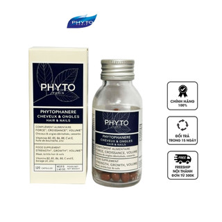 Viên uống PHYTO Phanere hỗ trợ mọc tóc, dưỡng móng - hộp 120 viên