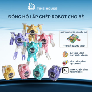Đồng Hồ Điện Tử Biến Hình Robot Cho Bé, Đồ Chơi Cho Bé