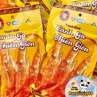 Bim bim cánh gà chiên giòn Vela, snack hình cánh gà VN (gói 26g)