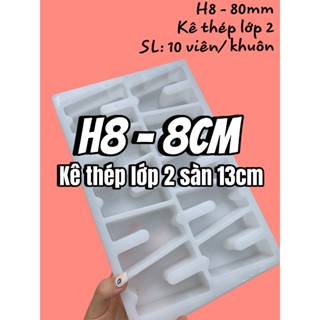  Bộ 5 khuôn nhựa đúc con kê bê tông loại H8 80mm  cho thép sàn lớp trên siêu bền chất lượng GIÁ RẺ tại Hà Nội 