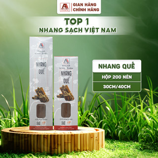 Nhang AN AN hương quế hộp 200 que dài 29 cm/38cm hương thơm tự nhiên, an toàn cho cả trẻ nhỏ.