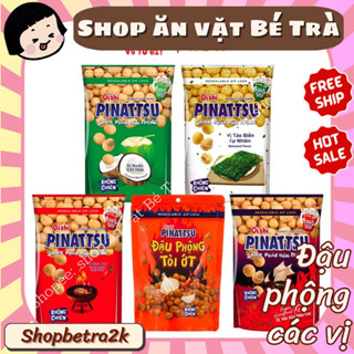 Đậu phộng Oishi Pinattsu không chiên các vị, đồ ăn vặt ngon (zip 80gr)
