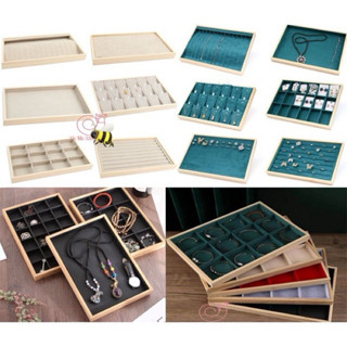 Kệ treo trang sức, Khay gỗ trưng bày trang sức, dây chuyền, vòng tay, nhẫn bằng gỗ cao cấp