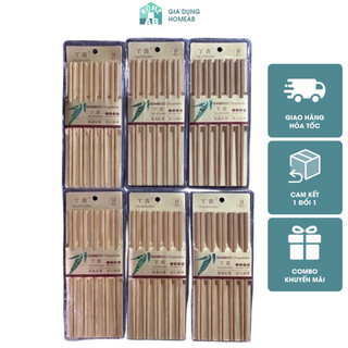 Đũa Tre Xuất Nhật Cao Cấp Chống Mốc Vỉ 10 Đôi