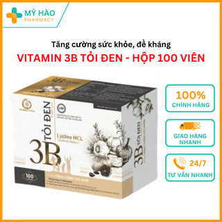 Vitamin 3b tỏi đen - bổ sung vitamin b1, b6, b12, giúp tăng cường sức khỏe