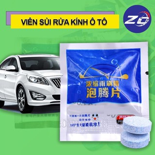 Viên sủi nước rửa kính ô tô, nước lau rửa làm sạch kính lái oto xe hơi chuyên dụng cao cấp