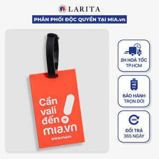 Thẻ treo hành lý mia Luggage tag S Orange nhỏ gọn dễ thương