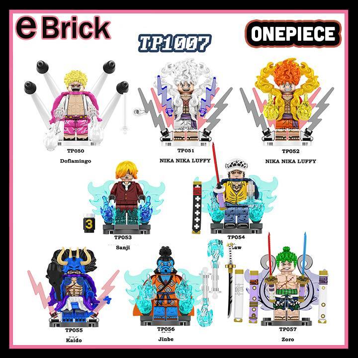 Đảo Kho Báu Mô hình Nhân vật Nika Nika Luffy Law Kaido Doflamingo Mô hình Zoro Jnbe TP1007