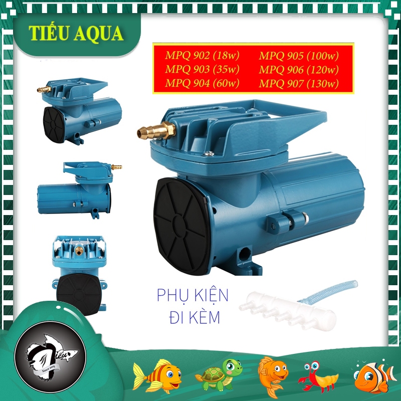 Máy Sủi Khí Oxy Sử Dụng Bình Ắc Quy Resun MPQ 902 (18w) 903 (35w) 904 (60w) 905 (100w) 906 (120w) 90