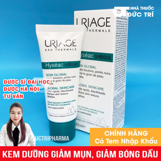 Kem dưỡng giảm mụn Uriage Hyséac 3 - Regul Soin Global (40ml)