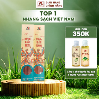 Nhang Trầm Hương AN AN, hương sạch thảo mộc dùng cho không gian thờ cúng sang trọng hộp 100 nén (38 cm)