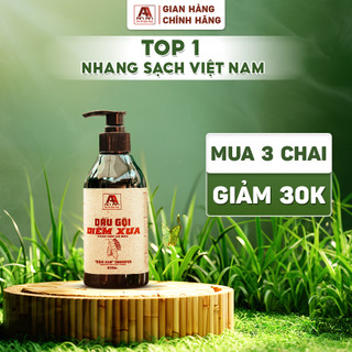 Dầu Gội Bồ Kết An An Tinh Chất Bưởi 300ml, hương thảo mộc Diễm Xưa