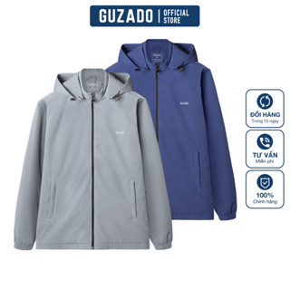 Áo gió nam GUZADO Cao Cấp Chống Nước,Cản Gió,Giữ Ấm Tốt GKG15