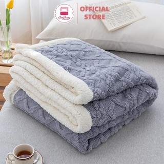 CHĂN Len Lông Cừu Homies, Làm Ấm Nhanh, Phiên Bản 2024 siêu đẹp - Size 2m x 2m3