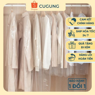 SET 10 Túi bọc bảo vệ quần áo chống bụi bằng nilon trong suốt tiện dụng