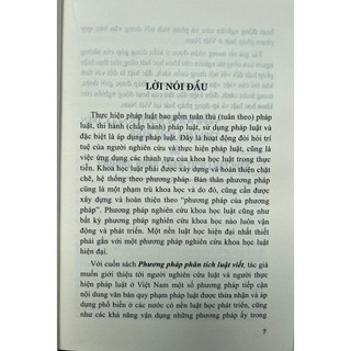 Sách-Phương Pháp Phân Tích Luật Viết (Xuất bản lần thứ năm,có sửa chữa,bổ sung)