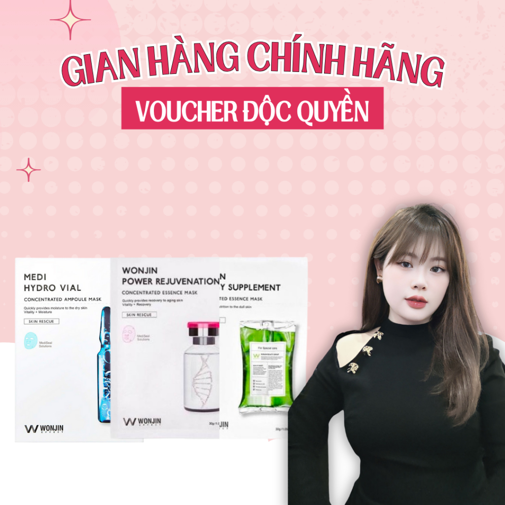 [Bản Mới] Hộp 10 Miếng Mặt Nạ Wonjin Effect